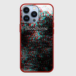 Чехол iPhone 13 Pro Bloodborn souls глитч краски