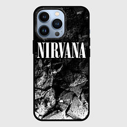 Чехол iPhone 13 Pro Nirvana black graphite