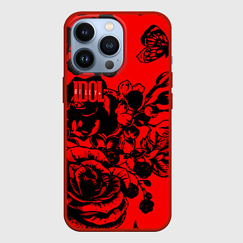 Чехол iPhone 13 Pro Билли Айдол rock rose band / 3D-Красный – фото 1