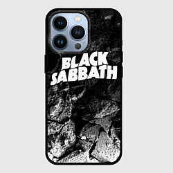 Чехол для iPhone 13 Pro Black Sabbath black graphite, цвет: 3D-черный