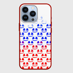 Чехол для iPhone 13 Pro Marshmello russia color, цвет: 3D-красный