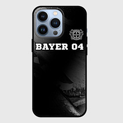 Чехол для iPhone 13 Pro Bayer 04 sport на темном фоне посередине, цвет: 3D-черный