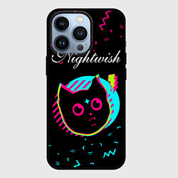 Чехол iPhone 13 Pro Nightwish - rock star cat