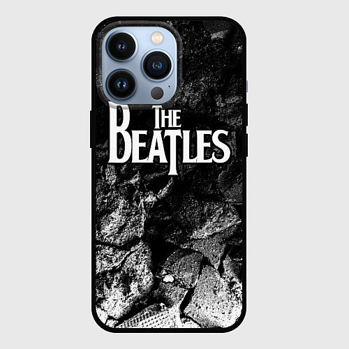 Чехол iPhone 13 Pro The Beatles black graphite / 3D-Черный – фото 1