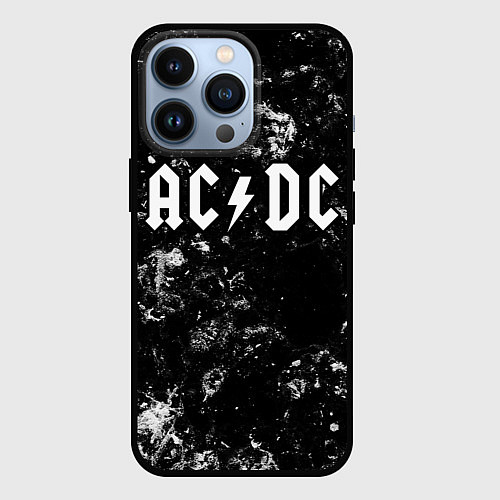 Чехол iPhone 13 Pro AC DC black ice / 3D-Черный – фото 1