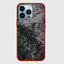 Чехол для iPhone 13 Pro Абстракция - серый пунш, цвет: 3D-красный