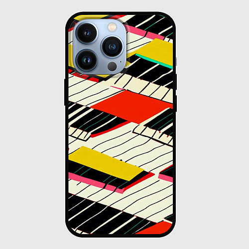 Чехол iPhone 13 Pro Пианинка / 3D-Черный – фото 1