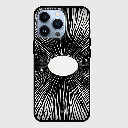 Чехол iPhone 13 Pro Поглощение / 3D-Черный – фото 1