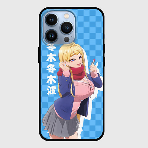 Чехол iPhone 13 Pro Dosanko Gyaru Is Mega Cute - Fuyuki Minami / 3D-Черный – фото 1