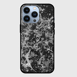 Чехол iPhone 13 Pro Абстракция - серый антрацит