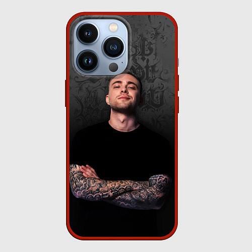 Чехол iPhone 13 Pro Kreed / 3D-Красный – фото 1