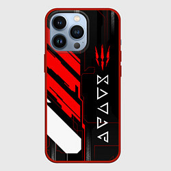 Чехол для iPhone 13 Pro The Witcher - Кибер, цвет: 3D-красный