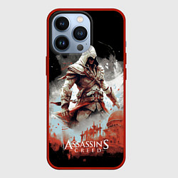 Чехол iPhone 13 Pro Assassins creed город из частиц