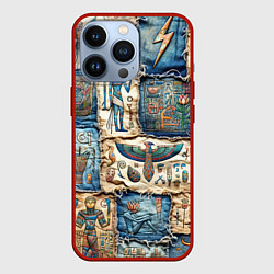 Чехол iPhone 13 Pro Пэчворк из Египетских мотивов