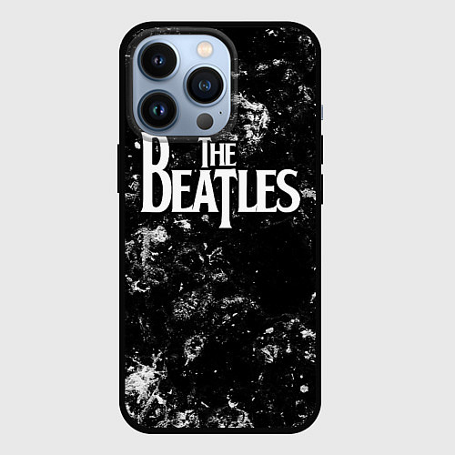 Чехол iPhone 13 Pro The Beatles black ice / 3D-Черный – фото 1