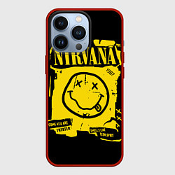 Чехол iPhone 13 Pro Nirvana - смайлик