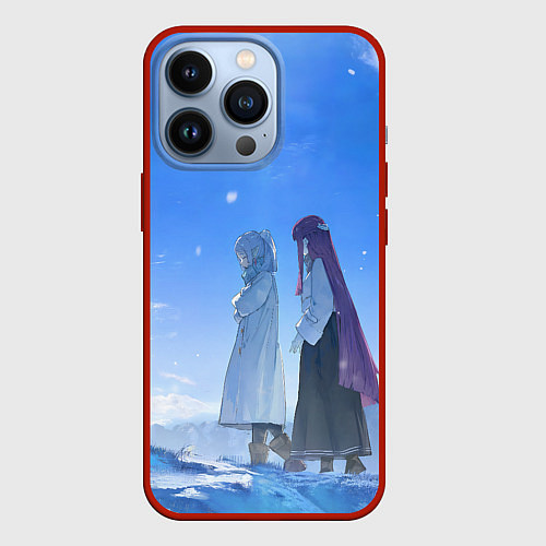 Чехол iPhone 13 Pro Sousou no Frieren Fern Stark Kraft / 3D-Красный – фото 1