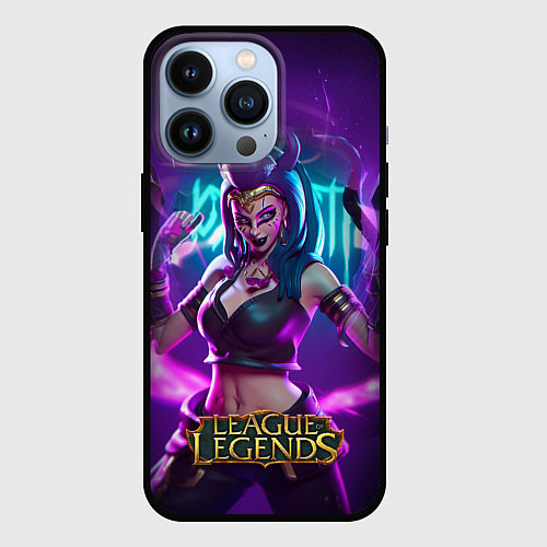 Чехол iPhone 13 Pro League Of Legends Akali Kda / 3D-Черный – фото 1