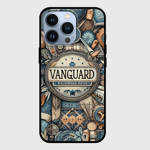 Чехол iPhone 13 Pro Vanguard composition - ai art / 3D-Черный – фото 1