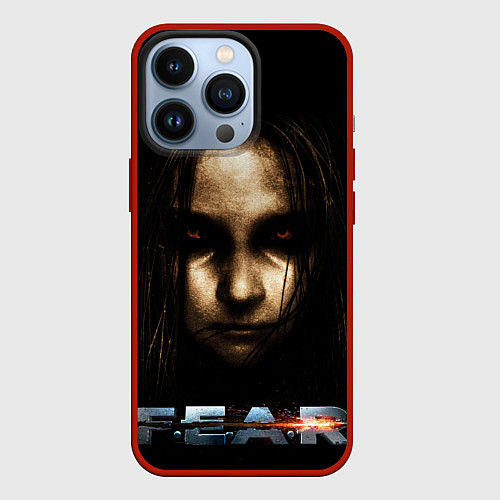 Чехол iPhone 13 Pro FEAR - Alma / 3D-Красный – фото 1