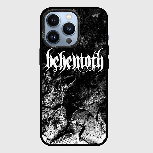 Чехол iPhone 13 Pro Behemoth black graphite / 3D-Черный – фото 1