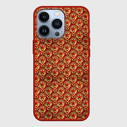 Чехол iPhone 13 Pro Звезды в стиле СССР