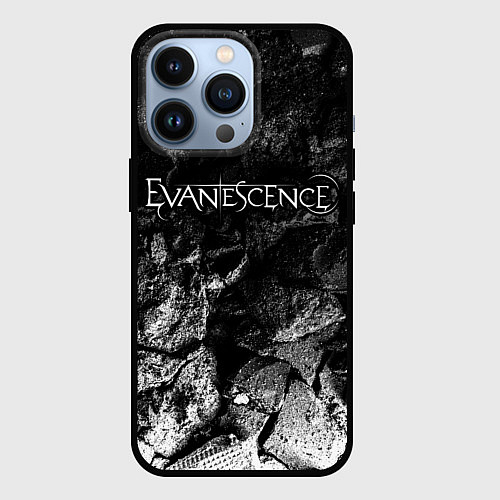 Чехол iPhone 13 Pro Evanescence black graphite / 3D-Черный – фото 1