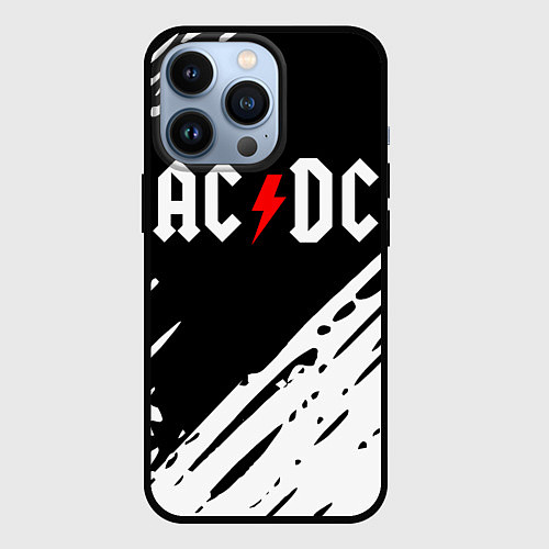 Чехол iPhone 13 Pro Ac dc rock / 3D-Черный – фото 1