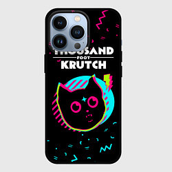 Чехол для iPhone 13 Pro Thousand Foot Krutch - rock star cat, цвет: 3D-черный