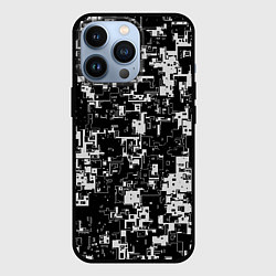 Чехол iPhone 13 Pro Геометрия черно-белая