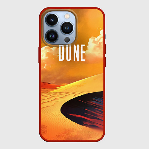 Чехол iPhone 13 Pro Dune - sands / 3D-Красный – фото 1