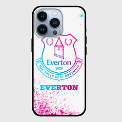 Чехол для iPhone 13 Pro Everton neon gradient style, цвет: 3D-черный