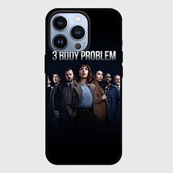 Чехол для iPhone 13 Pro Задача трёх тел - учёные, цвет: 3D-черный