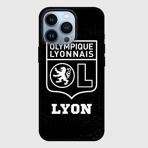 Чехол iPhone 13 Pro Lyon sport на темном фоне / 3D-Черный – фото 1