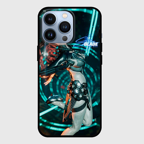 Чехол iPhone 13 Pro Stellar Blade fantasy style / 3D-Черный – фото 1