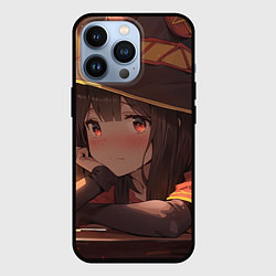 Чехол для iPhone 13 Pro Konosuba Мэгумин cute, цвет: 3D-черный