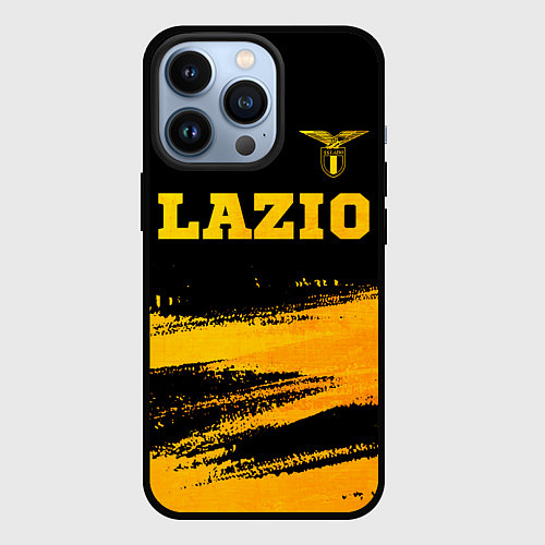 Чехол iPhone 13 Pro Lazio - gold gradient посередине / 3D-Черный – фото 1