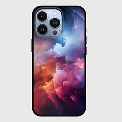 Чехол для iPhone 13 Pro Облачный космос, цвет: 3D-черный