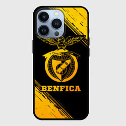 Чехол iPhone 13 Pro Benfica - gold gradient