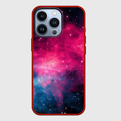 Чехол для iPhone 13 Pro Абстрактный космос фантастика, цвет: 3D-красный