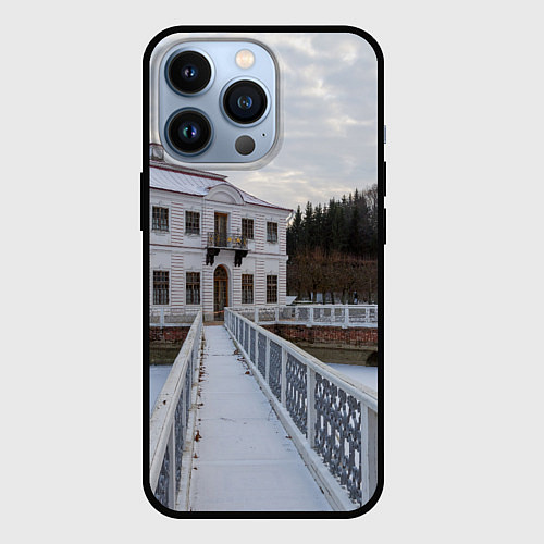 Чехол iPhone 13 Pro Петергоф дворец Марли / 3D-Черный – фото 1