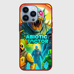 Чехол для iPhone 13 Pro Abiotic Factor яркие монстры, цвет: 3D-красный