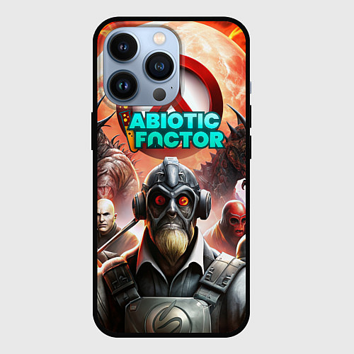 Чехол iPhone 13 Pro Abiotic Factor атомные монстры / 3D-Черный – фото 1