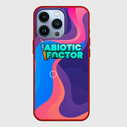 Чехол для iPhone 13 Pro Abiotic Factor яркие полосы, цвет: 3D-красный