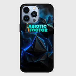 Чехол iPhone 13 Pro Abiotic Factor логотип холодный фон