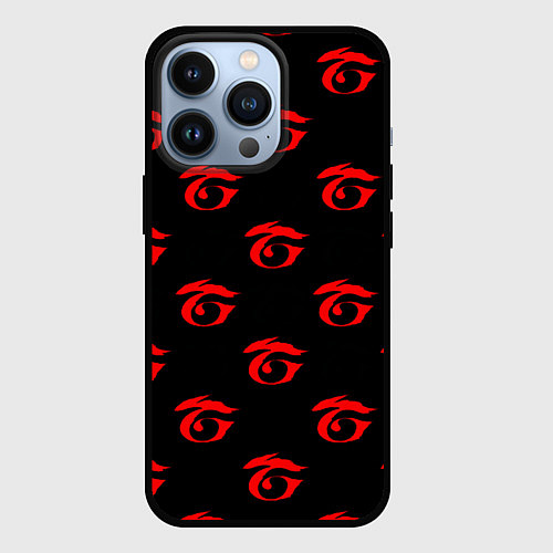 Чехол iPhone 13 Pro Garena free fire mobile game logo / 3D-Черный – фото 1