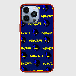 Чехол для iPhone 13 Pro Ninja fortnite games, цвет: 3D-красный