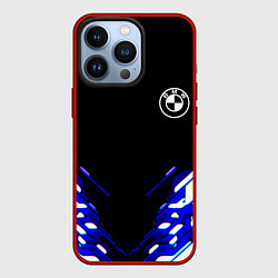 Чехол для iPhone 13 Pro BMW sport неоновый спорт, цвет: 3D-красный