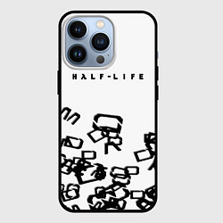 Чехол iPhone 13 Pro Half life symbol steel gordon