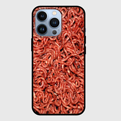 Чехол iPhone 13 Pro Мясной фарш текстура